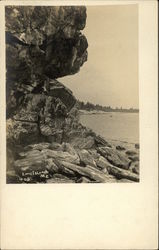 Rocky Coast, Long Island Postcard