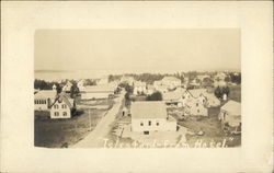 View of Town from Hotel Islesford, ME Postcard Postcard Postcard