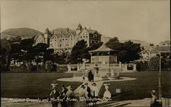 Hospital Grounds and Nurses' Home Wellington, New Zealand Postcard Postcard Postcard