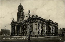 Town Hall Wellington, New Zealand Postcard Postcard Postcard