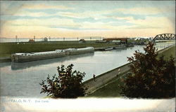 Erie Canal Buffalo, NY Postcard Postcard Postcard