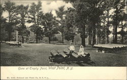 Guns at Trophy Point West Point, NY Postcard Postcard Postcard