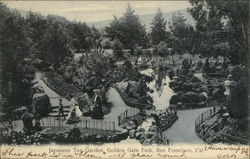 Japanese Tea Garden, Golden Gate Park San Francisco, CA Postcard Postcard Postcard