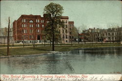 Ohio Medical University & Protestant Hospital Postcard