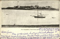 Fort Independence, Castle Island Boston, MA Postcard Postcard Postcard