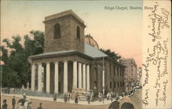 Kings Chapel Boston, MA Postcard Postcard Postcard