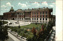 State House - Side View Postcard