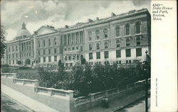 State House and Park Boston, MA Postcard Postcard Postcard