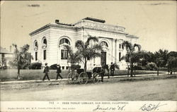 Free Public Library Postcard