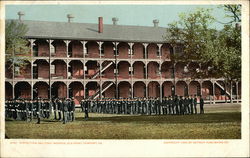 Inspection Day, Fort Monroe, Old Point Comfort Postcard