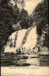 Raymonds Kill, Lower Falls Milford, PA Postcard Postcard Postcard