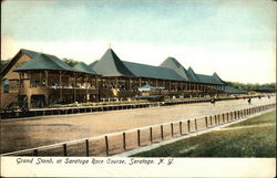 Grand Stand at Saratoga Race Course Postcard