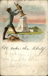 I'll Take The Liberty Postcard