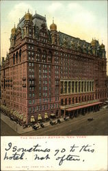 The Waldorf-Astoria New York, NY Postcard Postcard Postcard