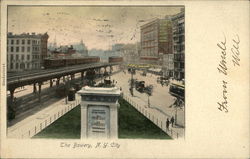 The Bowery New York, NY Postcard Postcard Postcard