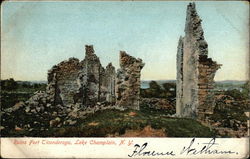 Ruins Fort Ticonderoga Lake Champlain, NY Postcard Postcard Postcard