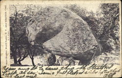 Large Boulder near Ridgefield, Conn. North Salem, NY Postcard Postcard Postcard