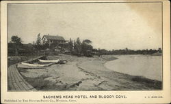 Sachems Head Hotel and Bloody Cove Postcard