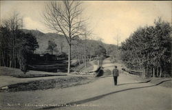 Notch Road, Entrance to Hubbard Park Meriden, CT Postcard Postcard Postcard