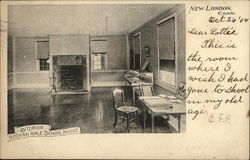 Interior Nathan Hale School House New London, CT Postcard Postcard Postcard