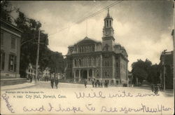 City Hall Norwich, CT Postcard Postcard Postcard