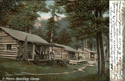 A Maine Sporting Camp Postcard