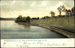 Merrimac River above the Falls Postcard