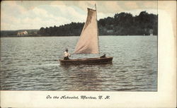 Sailing on the Ashuelot Postcard