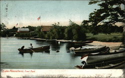 Lake Massabesic, Front Pond Manchester, NH Postcard Postcard Postcard