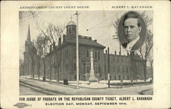 Androscoggin County Court House, Albert L. Kavanaugh Postcard