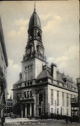 City Hall Fall River, MA Postcard Postcard Postcard