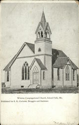 Whittier Congregational Church Postcard