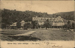 Silver Bay - The Hotel Lake George, NY Postcard Postcard Postcard