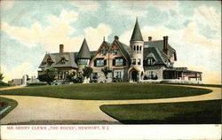 Mr. Henry Clews' Residence - The Rocks Newport, RI Postcard Postcard Postcard