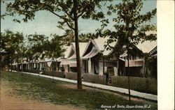 Avenue of Tents Postcard