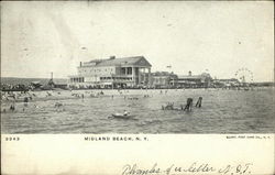 View of Beach Postcard