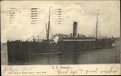 S. S. Romanic Postcard