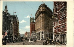 Market Street, San Francisco, California Postcard