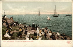 Waiting for N. Y. Y. C. Fleet Postcard