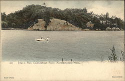 Titan's Pier, Connecticut River Northampton, MA Postcard Postcard Postcard