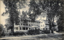 The Philli's Inn (Harriet Beecher Stowe House on right) Andover, MA Postcard Postcard Postcard