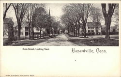 Main Street, Looking West Postcard