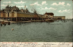 Bathing Beach, Cottage City Oak Bluffs, MA Postcard Postcard Postcard