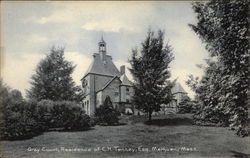 Gray Church, Residence of C. H. Tenney, Esq. Methuen, MA Postcard Postcard Postcard