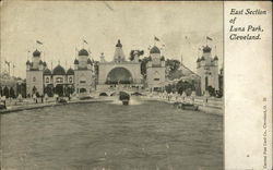 East Section of Luna Park Cleveland, OH Postcard Postcard Postcard