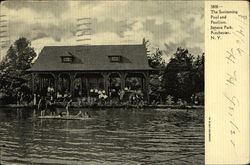 Swimming Pool and Pavilion, Seneca Park Rochester, NY Postcard Postcard Postcard