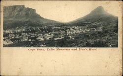 Table Mountain and Lion's Head Postcard