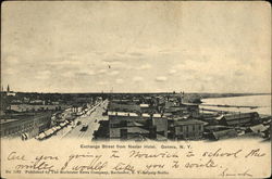 Exchange Street from Nester Hotel Postcard