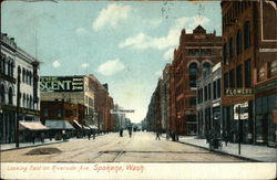 Looking East on Riverside Ave. Spokane, WA Postcard Postcard Postcard