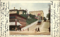 Cable Cars, Madison Street Seattle, WA Postcard Postcard Postcard